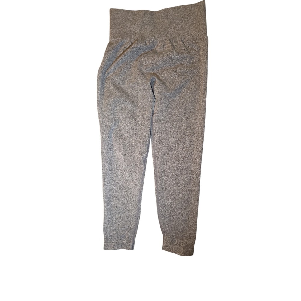 Gymshark Vital Seamless 2.0 Leggings Grey Marl High Waisted Scrunch Large